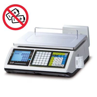 CAS CT100 – Balance poids-prix à ticket 15/30kg – NON FISCALE sans BATTERIE