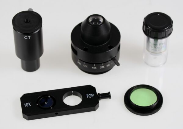 Photo du kit d'unité de contraste de phase pour microscope OBB